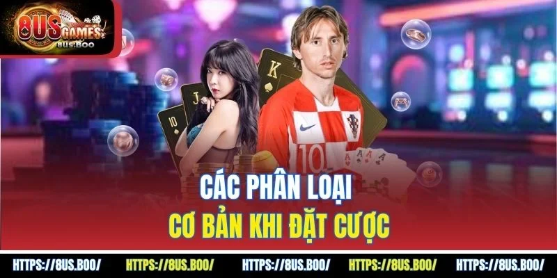 Các phân loại cơ bản khi đặt cược